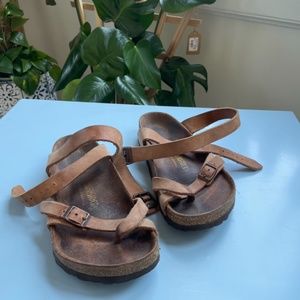 antique brown Birkenstock